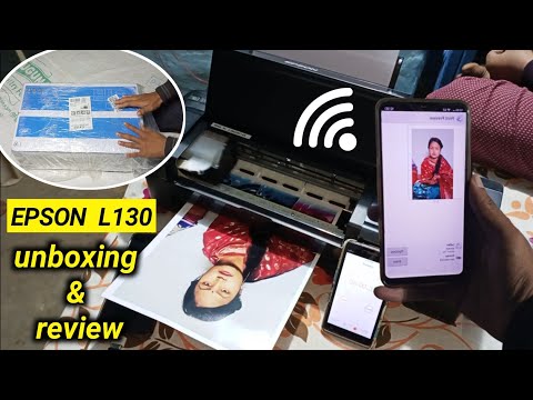 EPSON L130 printer unboxing and review / best photo printer - hindi