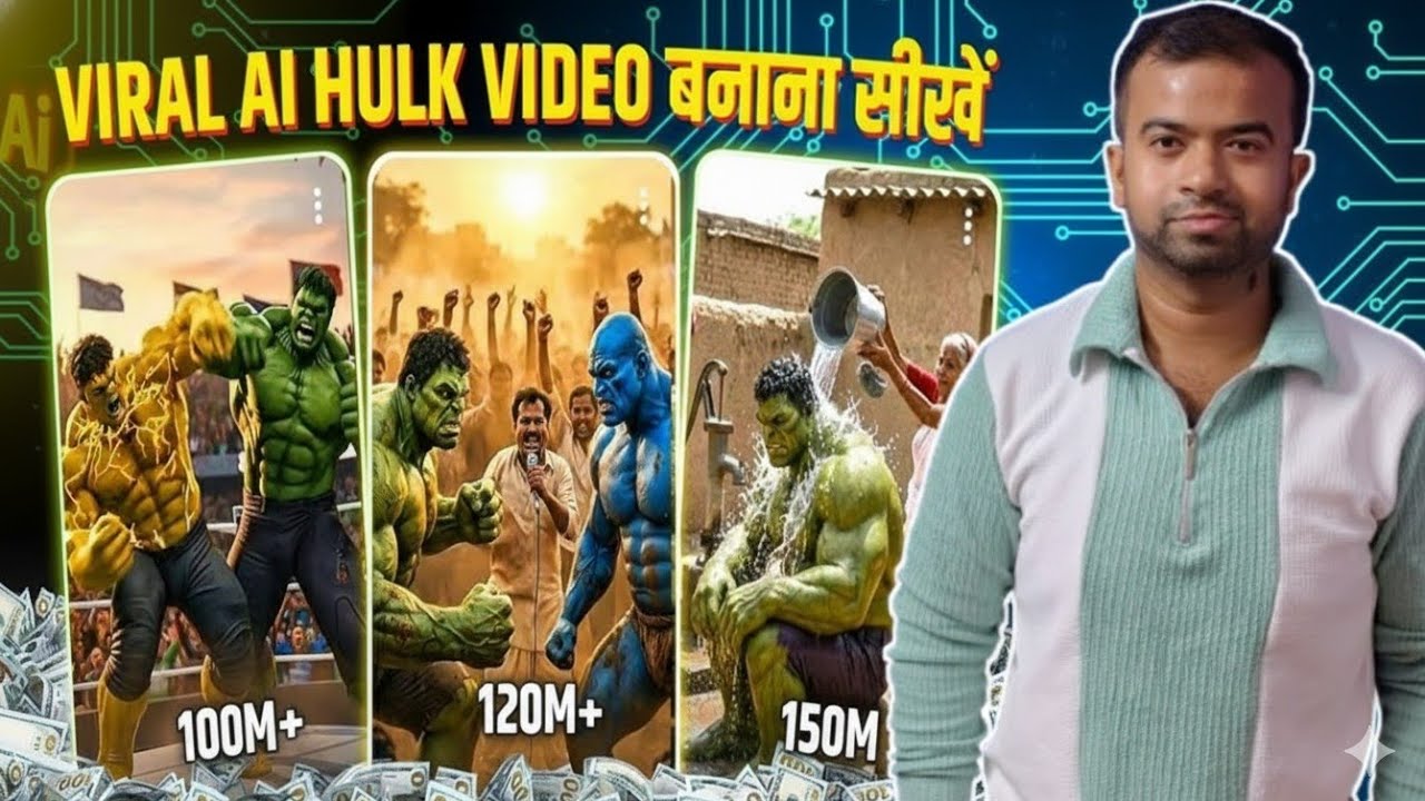How to make Hulk AI Video |Hulk AI Shorts kaise banaye| ✅✅ 