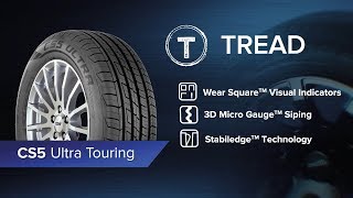 CS5 Ultra Touring Tyre Tread Design