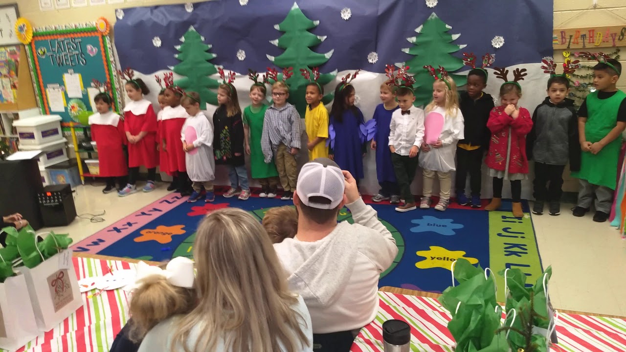 Mrs Neal's kindergarten Christmas carols 2019 part 1 YouTube