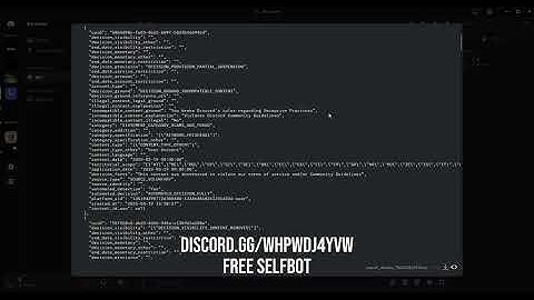 FREE OSINT DISCORD SELFBOT (2025) WORKING! open source