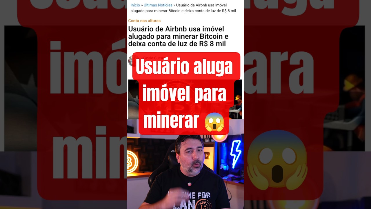 😱 Airbnb user rents property to mine cryptocurrency - YouTube