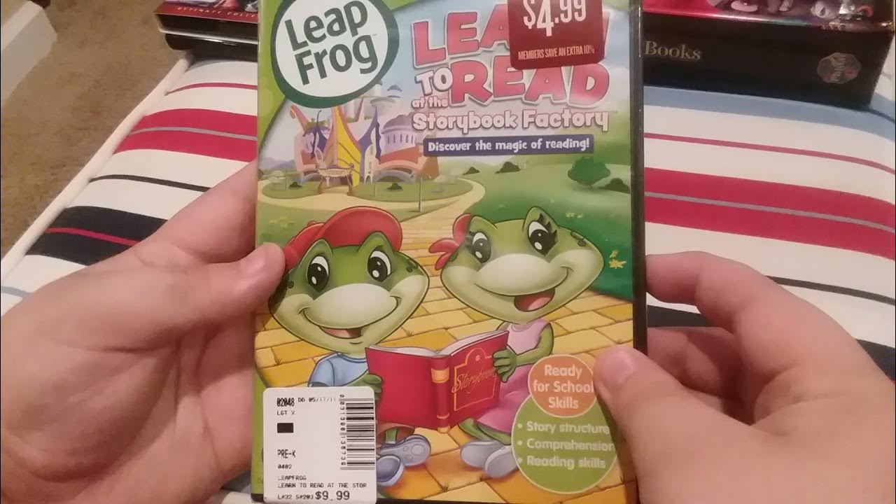 Leapfrog learn to read at the storybook factory dvd unboxing grandma