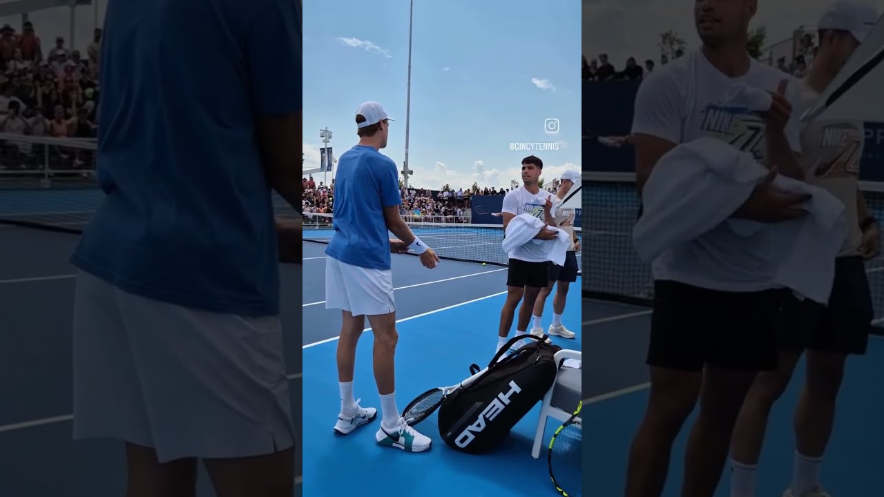 Jannik Sinner And Carlos Alcaraz Meeting Again In Cincinnati 