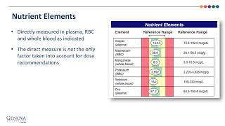 NutrEval Test Interpretation (Oxidative Stress)