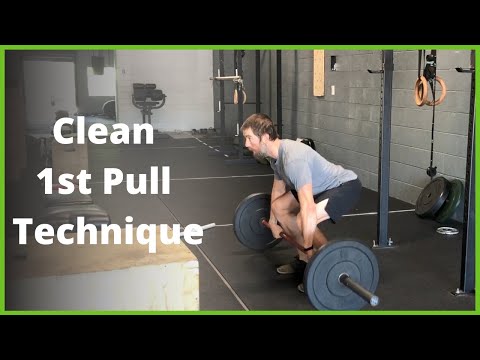 Clean - 1st Pull Technique and Tips - MovementLink Squat Clean Power Clean or Muscle Clean