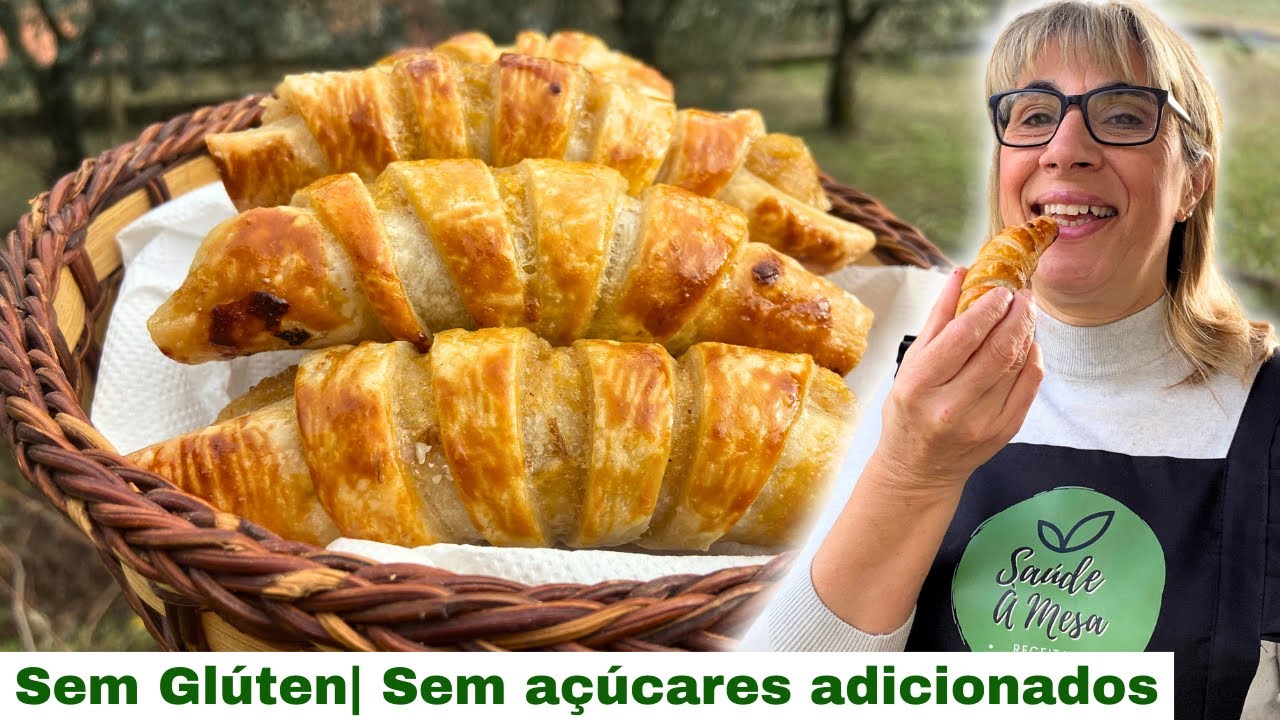 Folhados de Maçã 🍏 SEM Glúten, Poucos ingredientes, super FÁCIL 