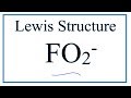 Valence Electrons in FO2- Structure