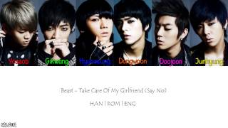 Beast - Take Care Of My Girlfriend 내 여자친구를 부탁해 Color Coded Lyrics Hanengrom