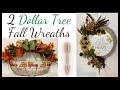 Dollar Tree Fall Decor 2020/2 Fall Wreaths/Farmhouse Decor