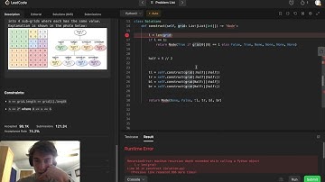 Leetcode 427. Construct Quad Tree