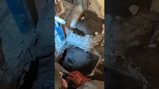 Re-plumbing the shower drainage system #highlights #showerrepair #renovation