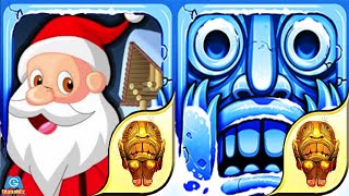 iGameMix🏛Santa Adventure⎮Santa Claus Frozen Festival👏TEMPLE RUN 2 Vs.Santa Subway Run HD Game #928 screenshot 1