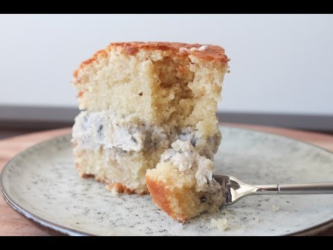 how-to-make-two-layer-vanilla-cake-with-oreo-buttercream---by-one-kitchen-episode-399