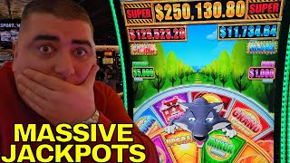 MASSIVE JACKPOTS On Huff N EVER More Puff Slot