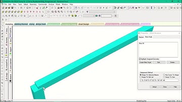STAAD AssigningProperty,Specs&Support