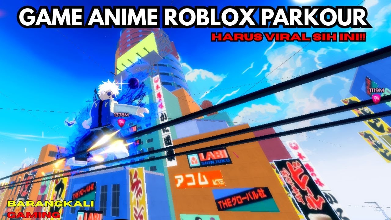 GAME PARKOUR ROBLOX BARU RELEASE ANIME PARKOUR CHAMPIONS GAMEPLAY - BONUS CODES