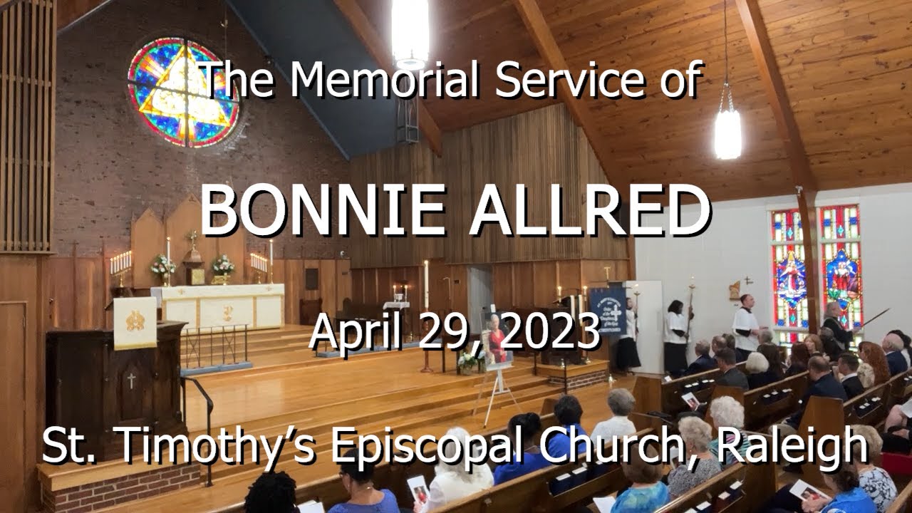 The Memorial Service of Bonnie Allred | April 29 , 2023 - YouTube