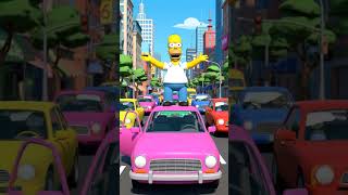 Homer in traffic jam #funny #simson #ai