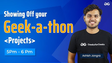 Showing Off your Geek-A-Thon Project