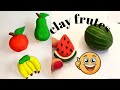Amazing frutes with clay 