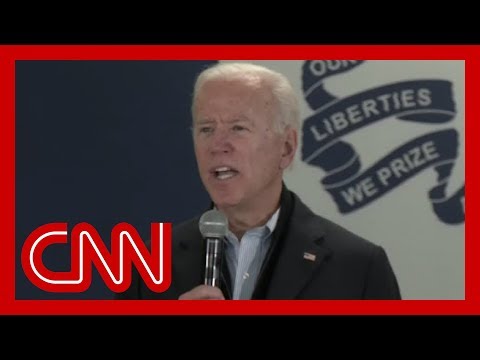 Joe Biden to voter: You're a damn liar, man