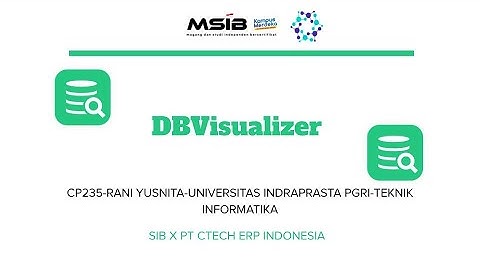 Tutorial DBVisualizer-installation and configuration to Odoo 17 [SIB X PT CTECH ERP INDONESIA]