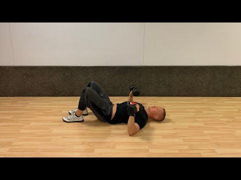 How to Dumbbell Floor Press in 2 minutes or less