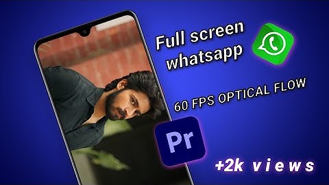 how to create full screen whatsapp status|premiere pro|high quality|in pc|தமிழ்