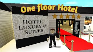 One Story Hotel In Bloxburg| Tour+Routine - Youtube