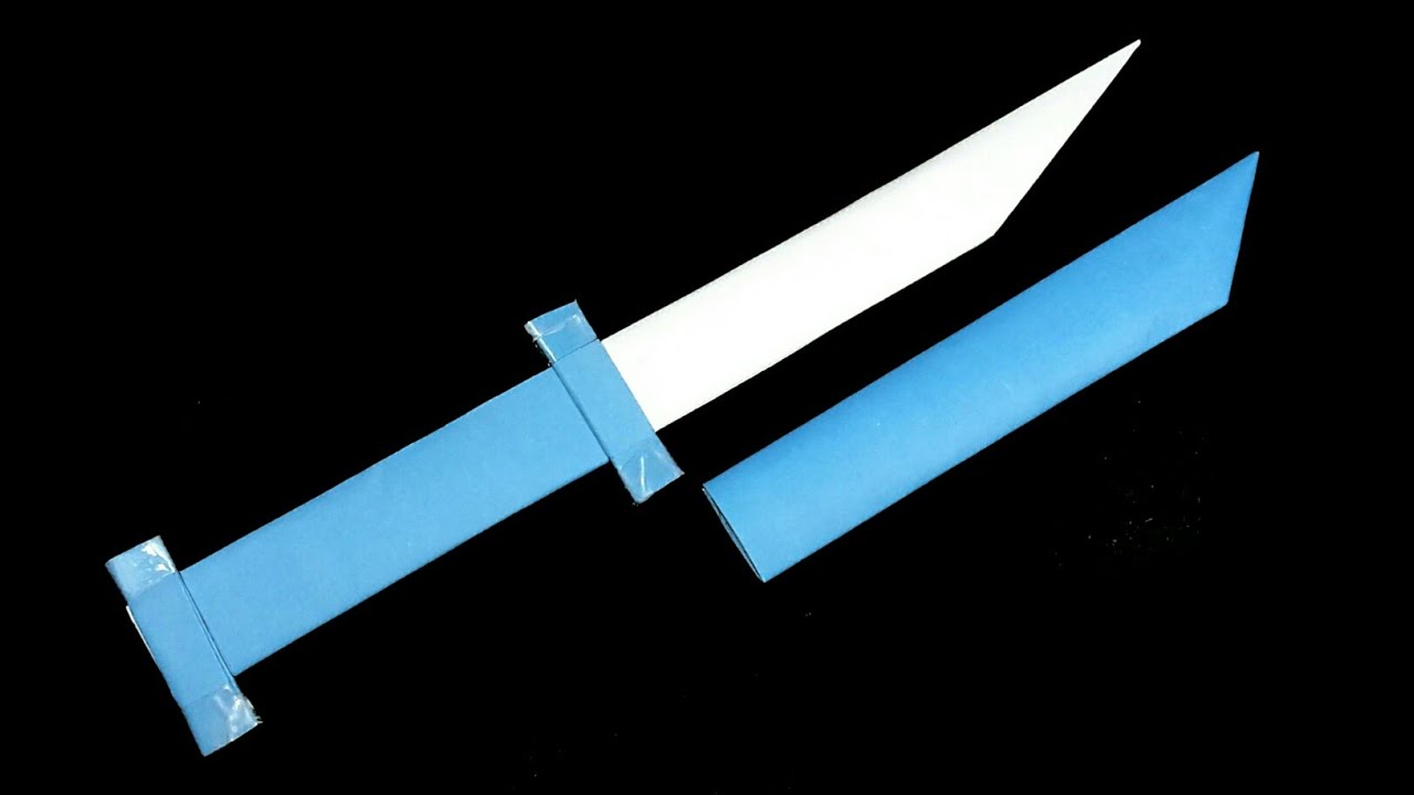 Easy Origami Sword - How To Make a Paper Sword|Paper Sword|Origami ...