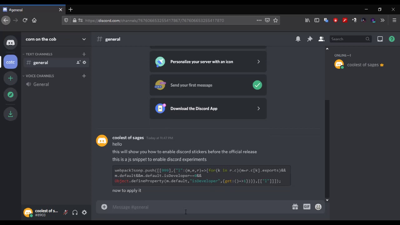 How To Enable Discord Stickers Early Before Release Youtube How To Enable Discord Stickers Early Before Release Youtube