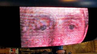 GINN & 360 OTC Blimp first video screen test in hanger in Florida