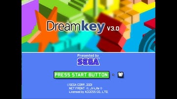 Dreamkey 3.0 - Sega Dreamcast - Intro & Title Screen