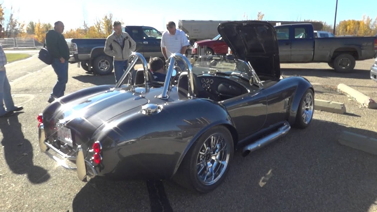Factory Five Cobra (Mk4 Roadster) startup and rev YouTube