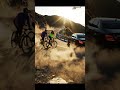 🚔💨 Epic Police Chase at Dawn! Luxury Sedan vs. Cyclists! 🌄