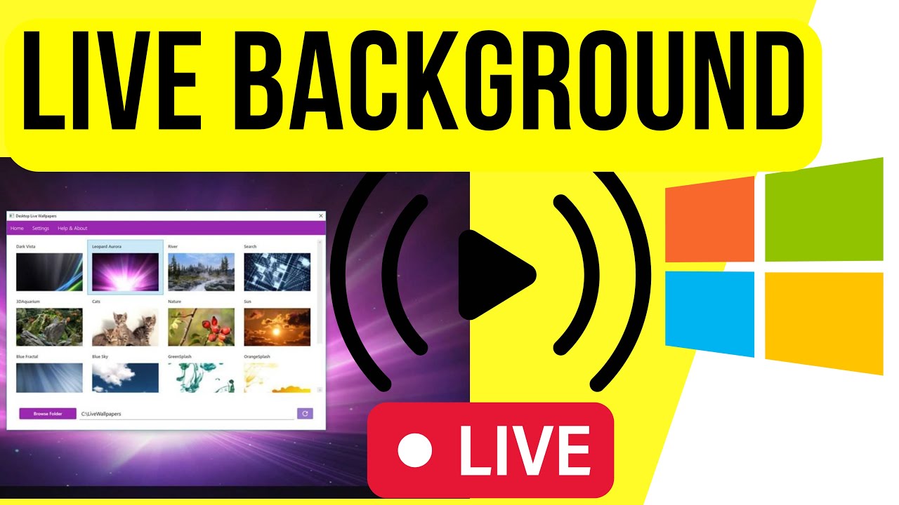 How To Get A Live Wallpaper On PC Windows 11 Animated Wallpaper YouTube