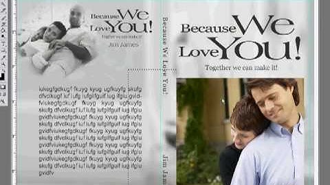 Pt 2 - Make Your Book/DVD Cover Design using Adobe Photoshop 7 from a template