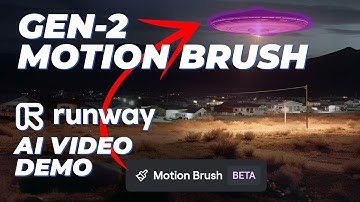 INCREDIBLE AI Video Update - Gen-2 Motion Brush FIRST LOOK 👀
