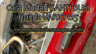 Ganti Busi Vario 150 125 | Busi Brisk Vario | Modifikasi Vario