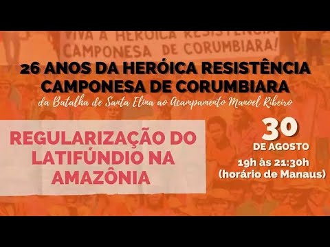 Seminário: Regularização do Latifúndio na Amazônia com a presença do Prof Dr Ariovaldo Umbelino