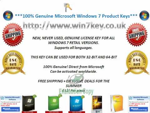 Microsoft Windows 7 Product Activation Keys
