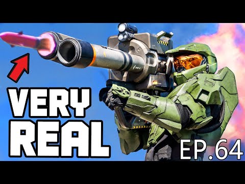 Master Chief Shoots a REAL LIFE Halo Rocket Launcher | Living With Chief Ep.64