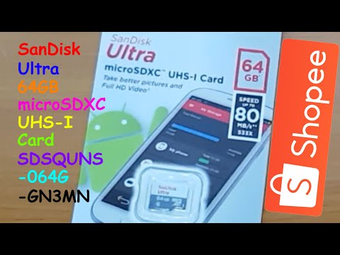 EXTRA PHONE STORAGE - SanDisk Ultra 64GB microSDXC UHS-I Card (SDSQUNS-064G-GN3MN) [Pinoy / Tagalog]