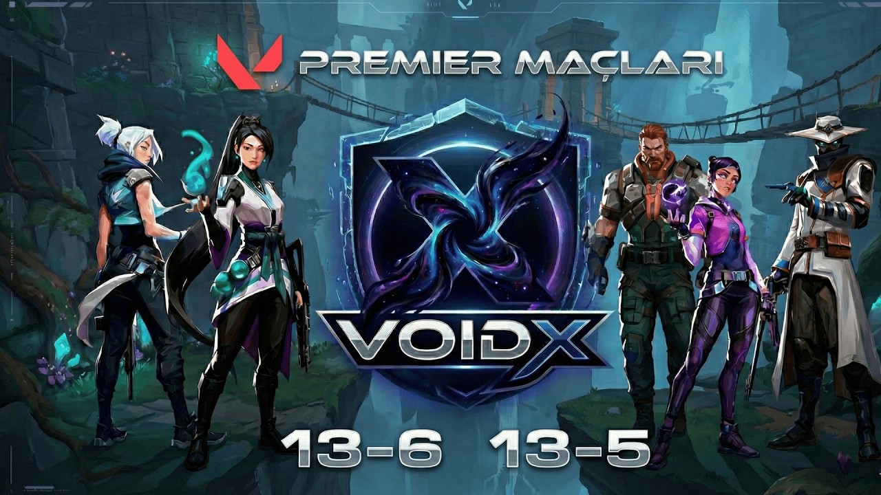 Abyss’te Nefes Kesen Mücadele😱 (13-6 / 13-5) | Valorant |  VoidX Premier