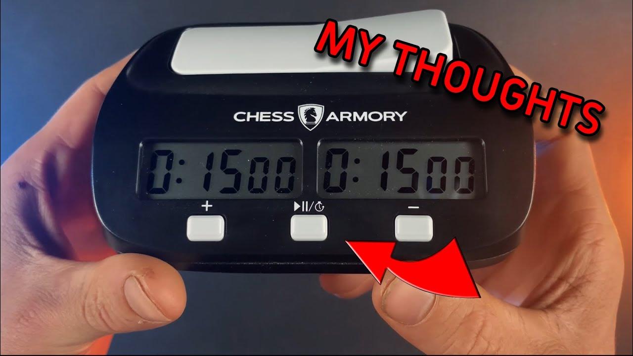 Chess Armory Digital Chess Clock Review YouTube
