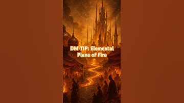Dungeon Master Tip: Elemental Plane of Fire #dungeonsanddragons #dungeonmaster