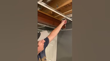 Suspended ceiling double drop, getting ready for the final beam