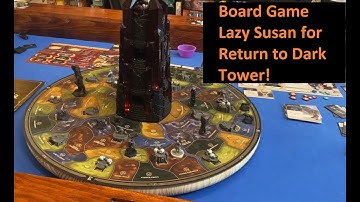 How to Make a Board Game Lazy Susan for Return To Dark Tower, et. al.