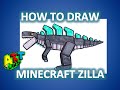 How to Draw MINECRAFT ZILLA